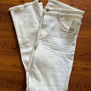 NWT H&M white jeans, size 32